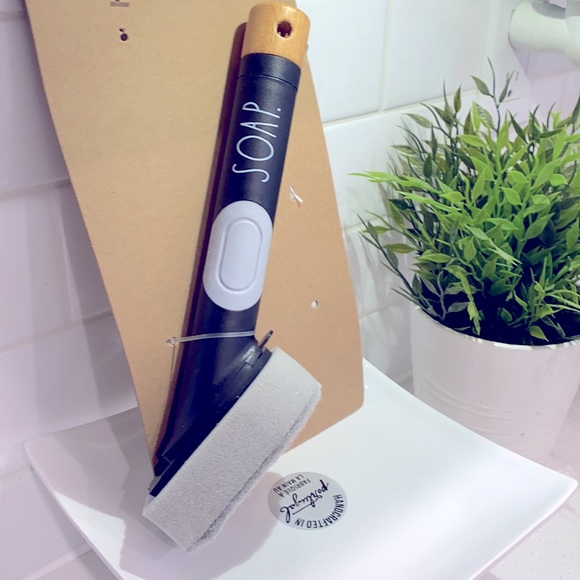 Rae Dunn dispensing soap brush - Picture 2 of 3